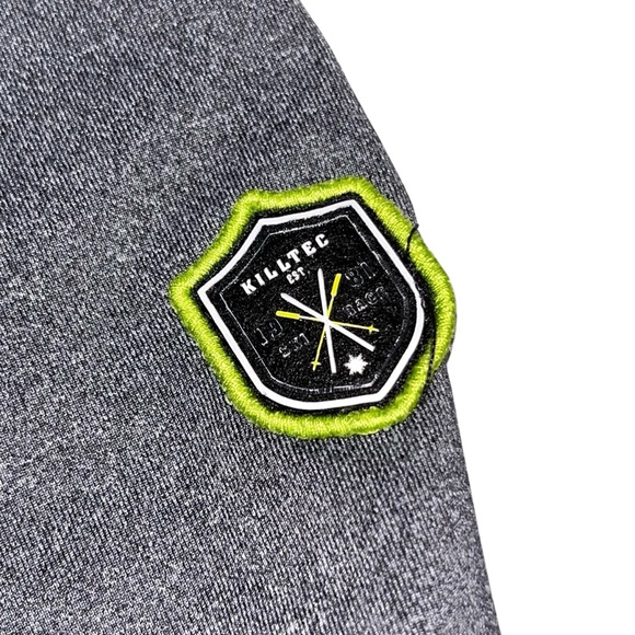 Killtec Gray Quarter Zip Pullover Top Men’s Size Large - Picture 2 of 6